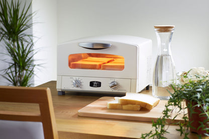 Graphite Grill & Toaster Oven in White