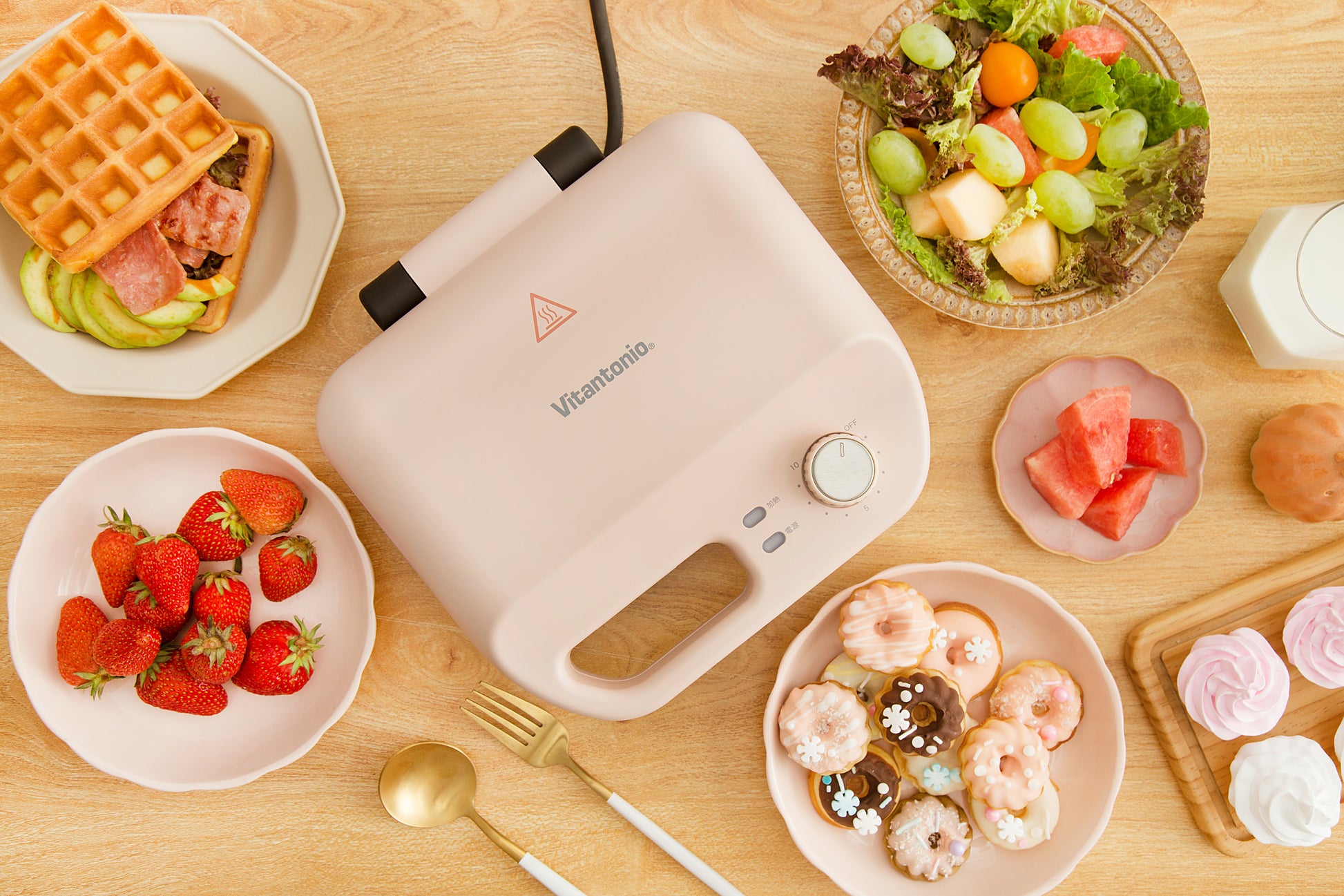 Vitantonio Multi Baker with Timer in Pink Beige – Cote Maison Asia