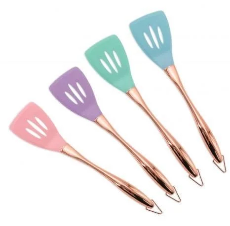 Rose Gold Slotted Turners