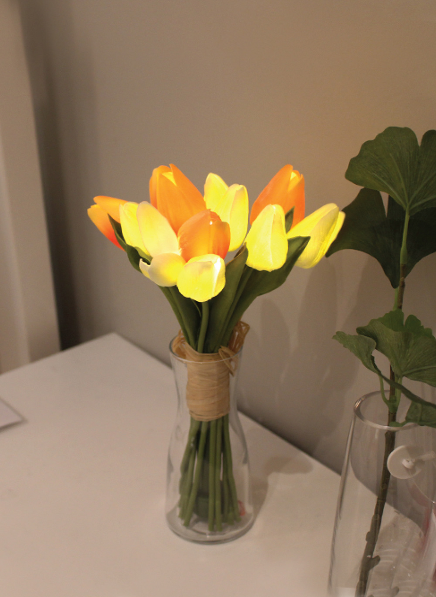 Tulip Bouquet LED Lights (Orange)