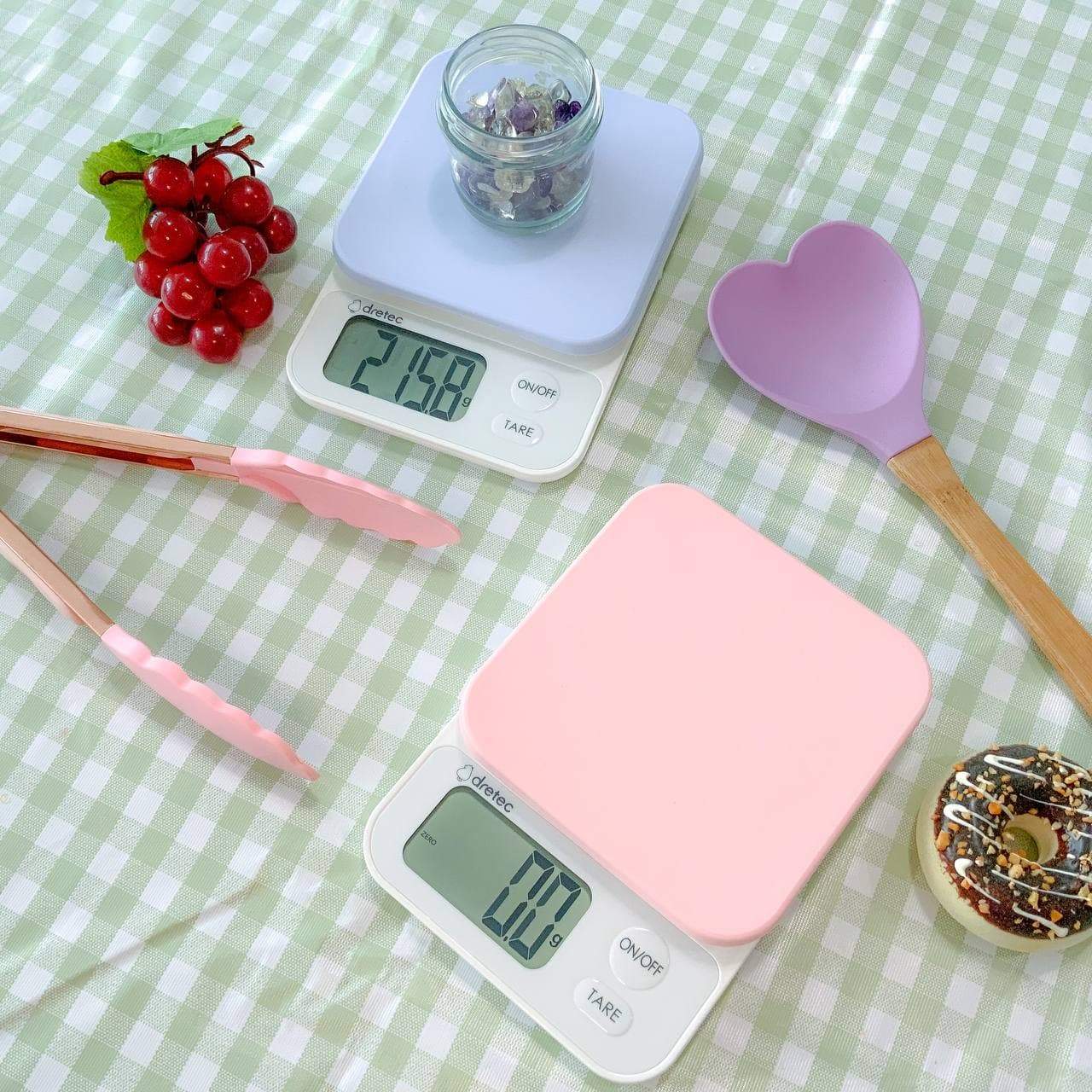 Precision Digital Scale (0.1g-2kg) in Blue