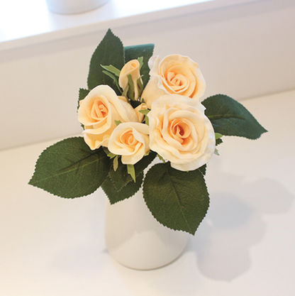 Rose Bouquet LED Lights (Sherbet Yellow)